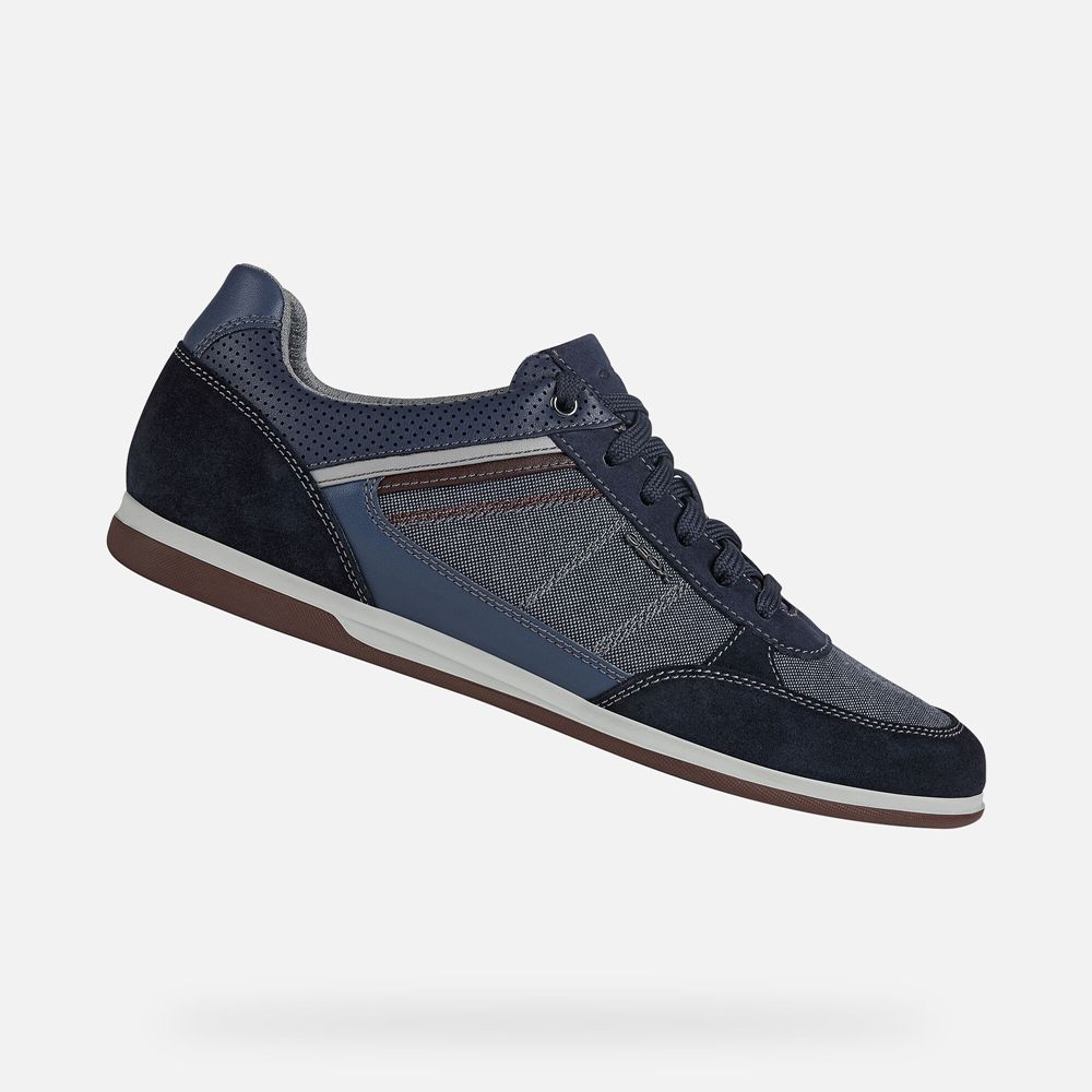 Tenis Geox Homem Azul Marinho - Renan - JOAMP5709